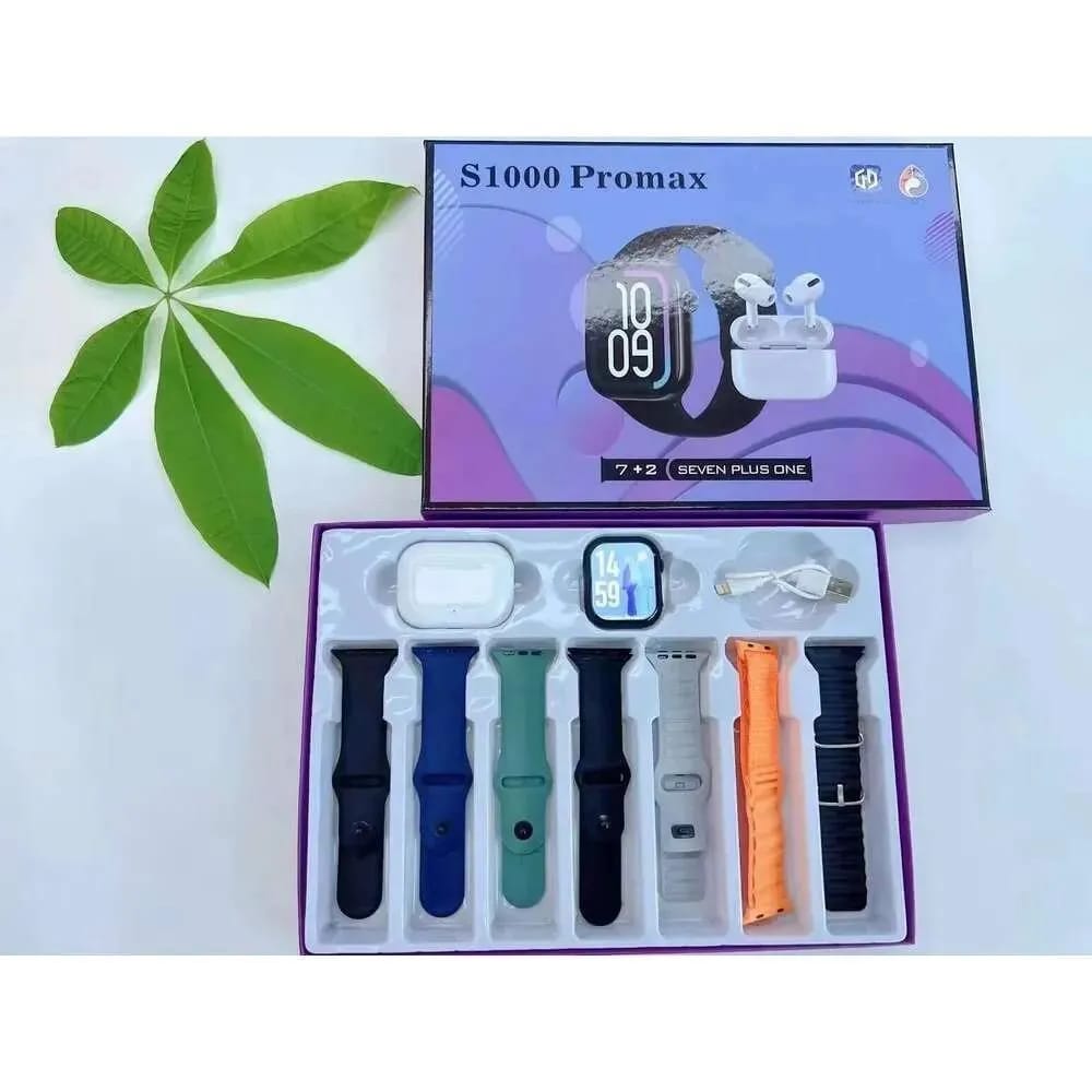 s1000 smart watch with free airpods